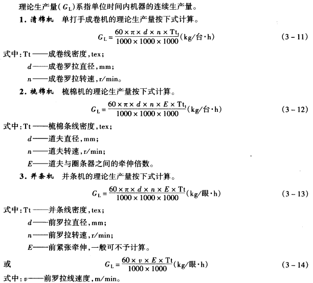 理论生产量